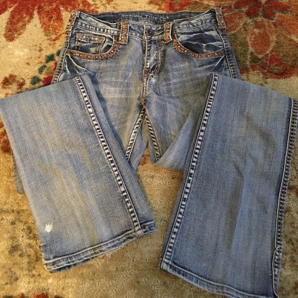 Cowgirl Tuff Jeans 29X35